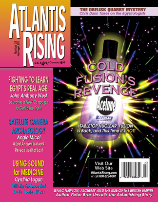 Issue 34 - SONOFUSION Will It Lead to Your Free Energy Future?